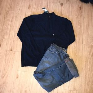 ***Sold***NWT Outdoor Life 1/4 zip sweater